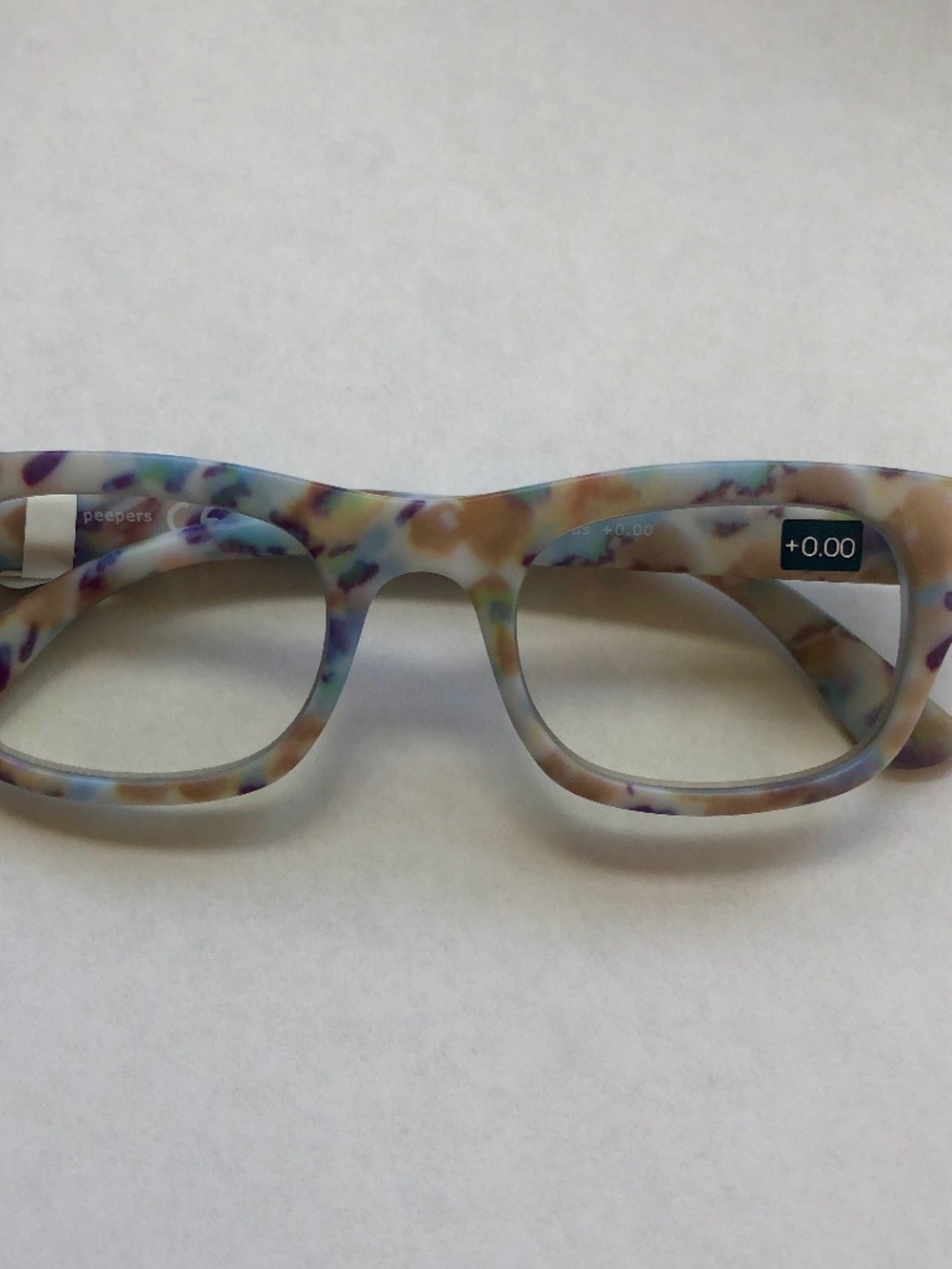 New‎ Pastel Marble Peepers Blue Light Filter Glasses +0.00